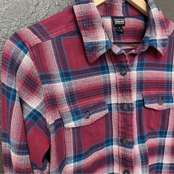 Patagonia Women's Long-Sleeved Organic Cotton Midweight Flannel Shirt - Picture 3 of 10